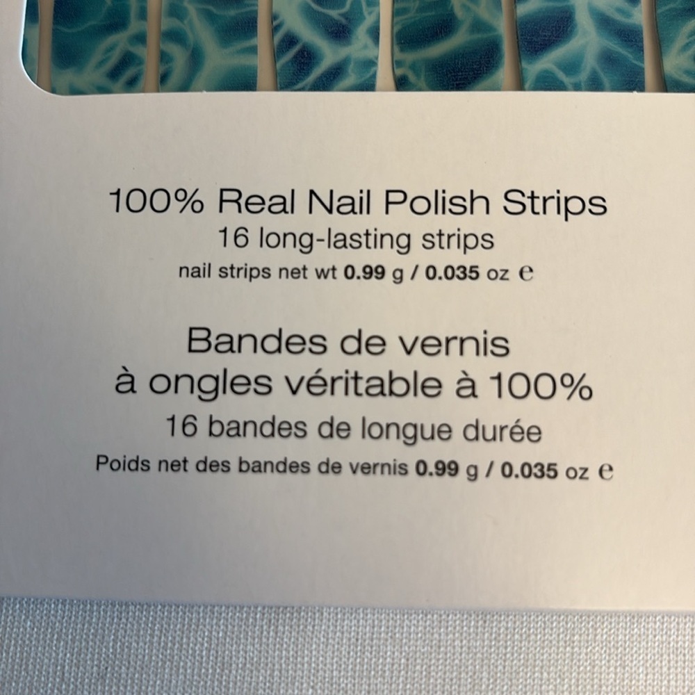 Color Street nail strips 100% real polish strips Pool Intentions style New pack - Picture 2 of 4